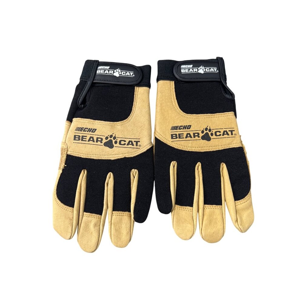 Echo Bear Cat Vibration Reducing Landscape Gloves Size Large Yellow Black NEW